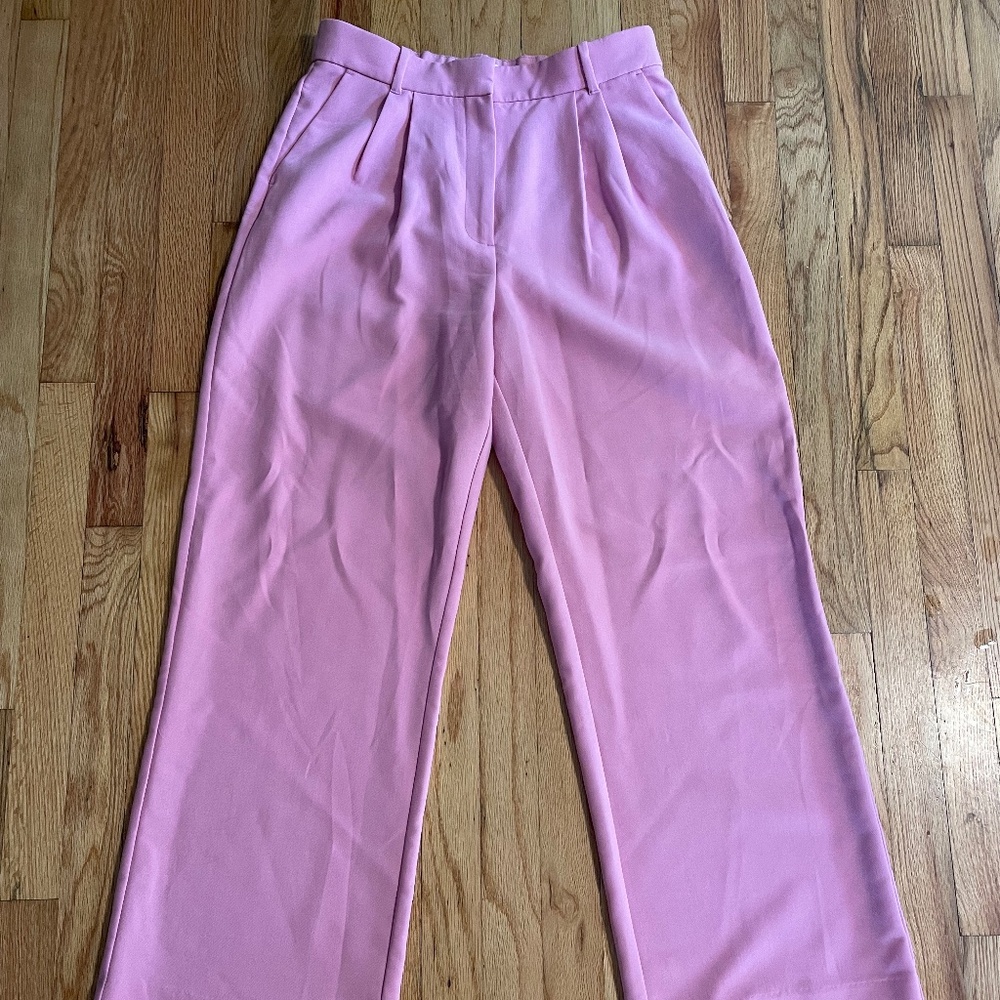 Abercrombie & Fitch Pink Wide Leg Pants